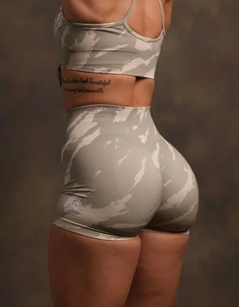 Cactus Gray Native Camo Shorts Cactus Gray Native Camo Shorts